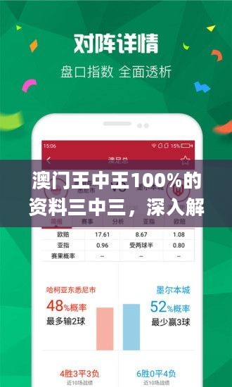三中三澳門，探索神秘之地，揭示獨(dú)特魅力，探索神秘魅力，澳門三中三之旅揭秘獨(dú)特風(fēng)采