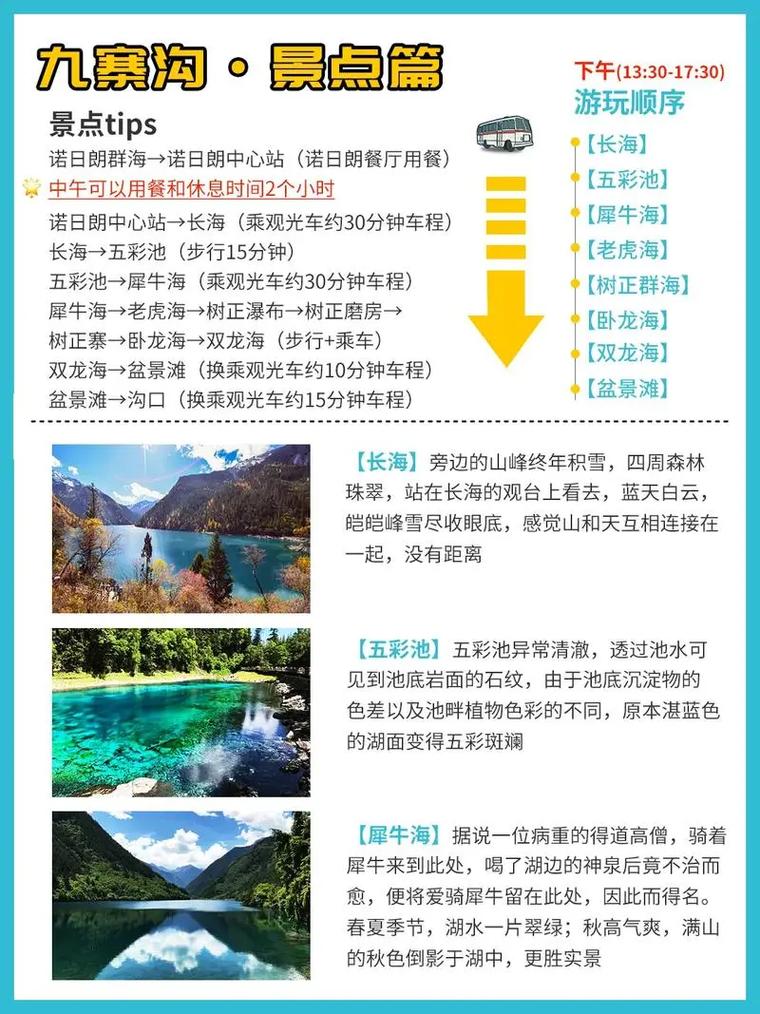 九寨溝旅游攻略，必玩的景點(diǎn)大全，九寨溝旅游攻略，必玩景點(diǎn)大全