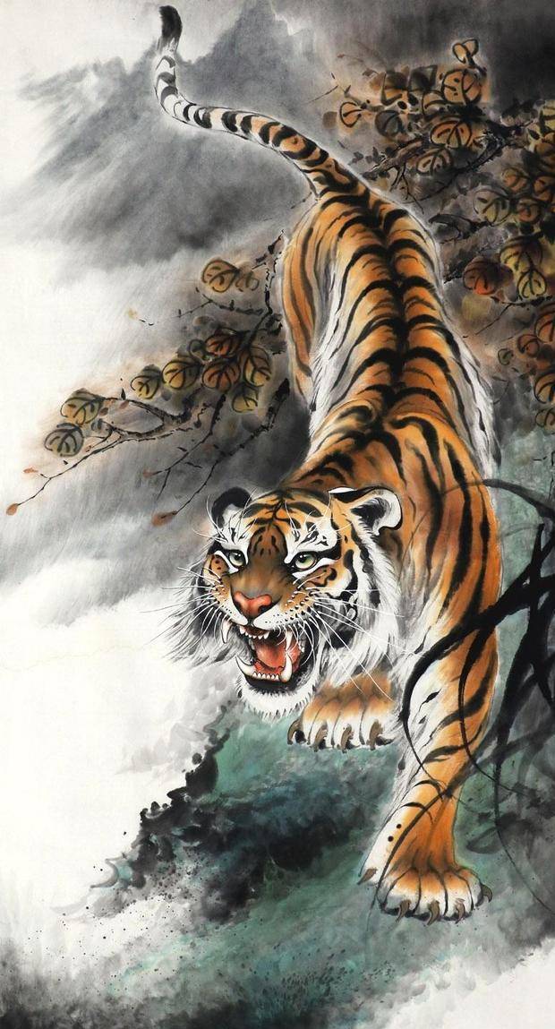 猛虎下山王中王，揭秘生肖傳奇中的王者風范與一生運勢，揭秘生肖傳奇之王者的風范與運勢，猛虎下山王中王的一生運勢解析