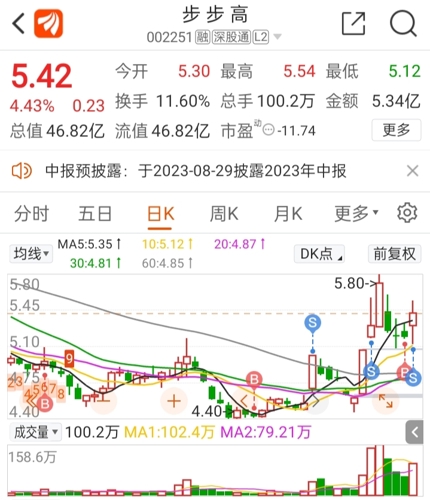 關(guān)于股票代碼002251步步高股票行情的全面解析，股票代碼002251步步高股票行情深度解析